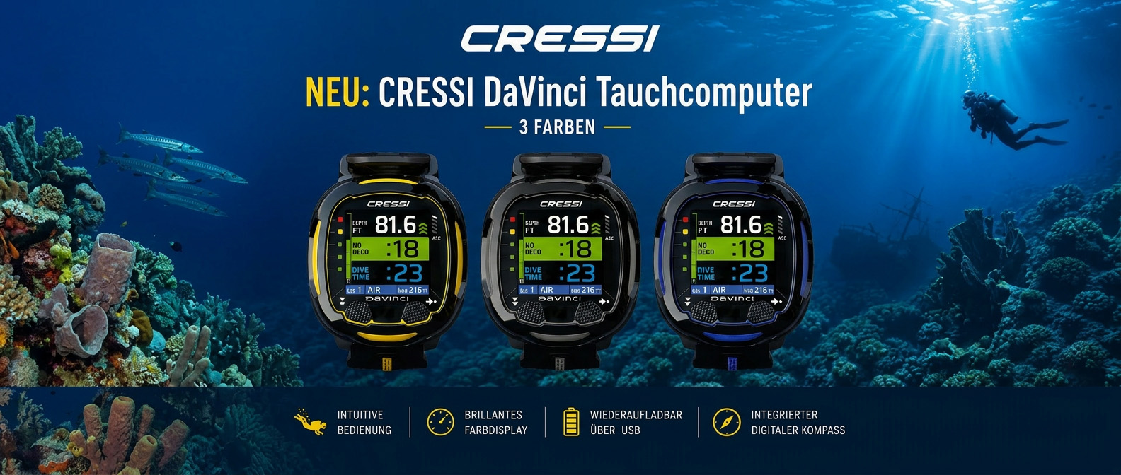 Cressi DaVinci Tauchcomputer
