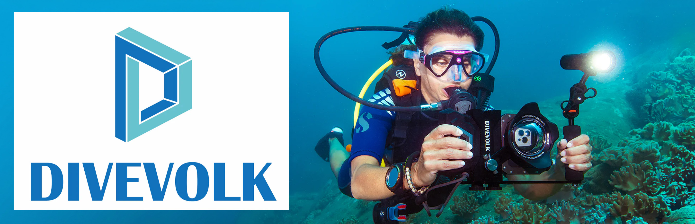 Divevolk Unterwassergehäuse für Smartphones bei Atlantis Berlin