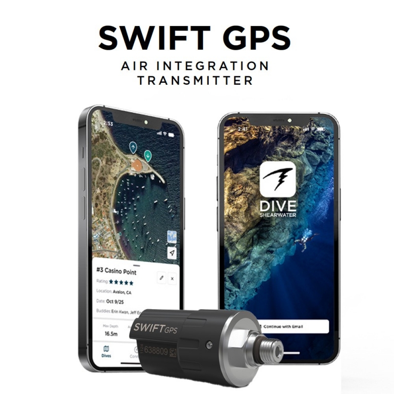 Shearwater Swift GPS Transmitter Seitenansicht