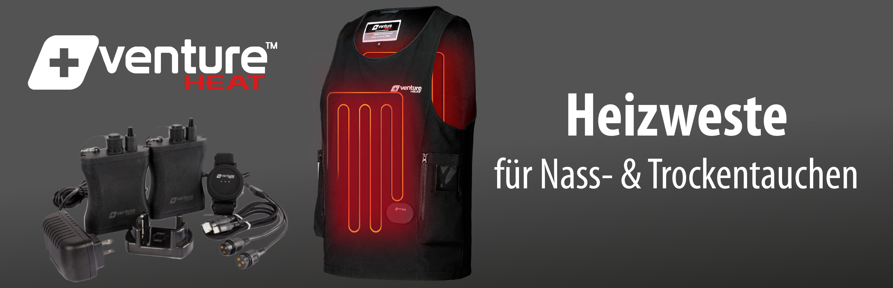 Venture Heat Pro Heated Dive Vest &ndash; Heizweste Sonderangebot