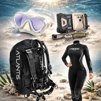 Tauchausrüstung bei Atlantis Berlin