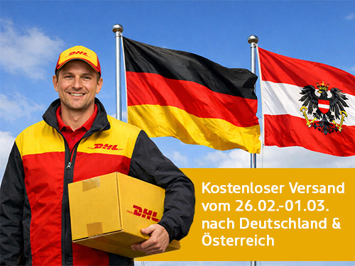 DHL Fahrer bringt Paket