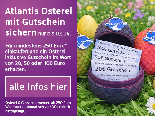Atlantis Ostereier mit Gutschein
