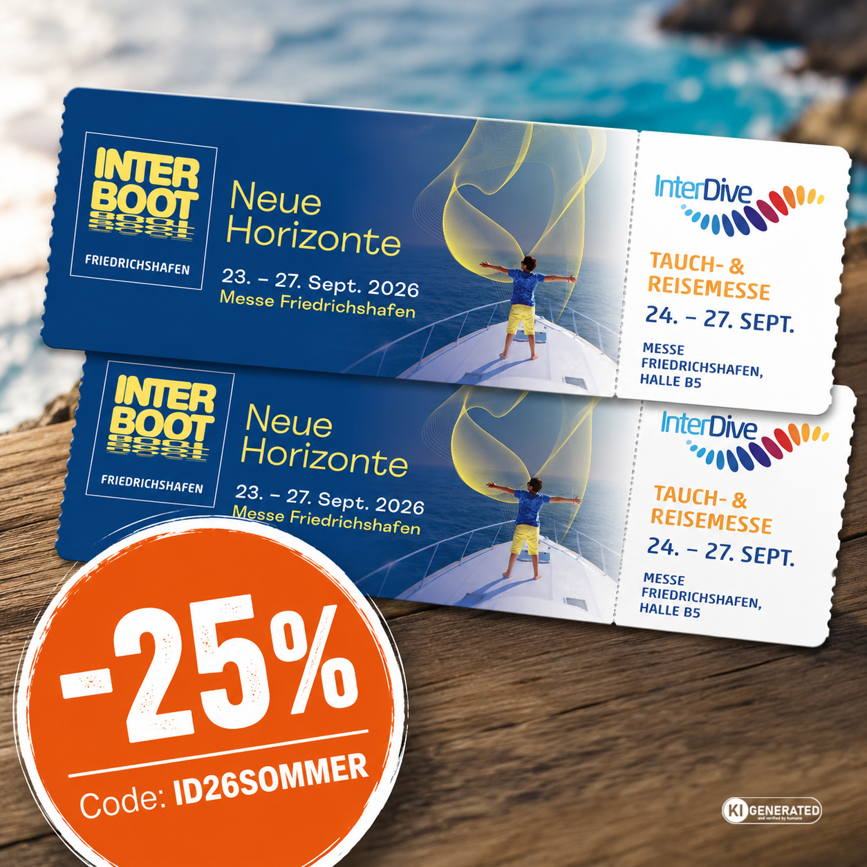 25% Rabatt auf dein InterDive Ticket