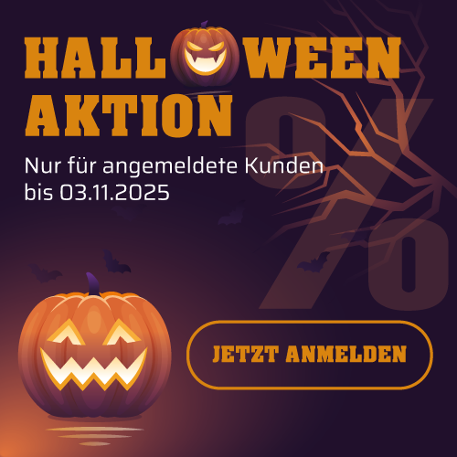 Halloween Rabattaktion bis 03.11.2025