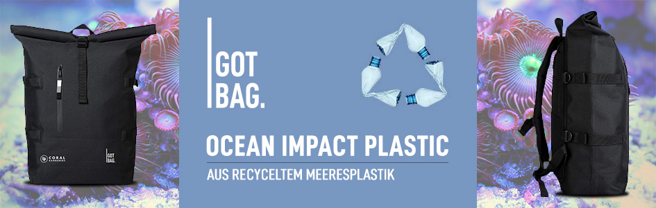 Got Bag Rolltop aus Ocean Impact Plastic