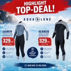 Aqualung AquaFlex 5mm Neoprenanzug für 329 statt 379 Euro 