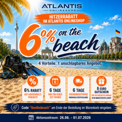 6 Tage: -6% + gratis Versand + 6€ Gutschein // Code: 6onthebeach