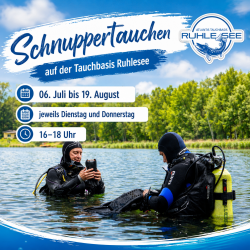 Schnuppertauchen auf der Tauchbasis Ruhlesee
