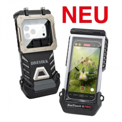 DIVEVOLK SeaTouch 6 Pro: Handy-Gehäuse mit Touch bis 60 m