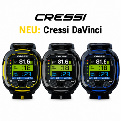 NEU: Cressi DaVinci Tauchcomputer mit Farbdisplay