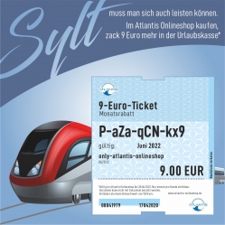 9 Euro Ticket für Juni 2022