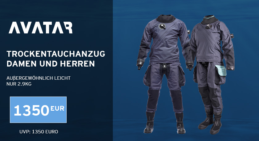 Avatar Trockentauchanzug bei Atlantis