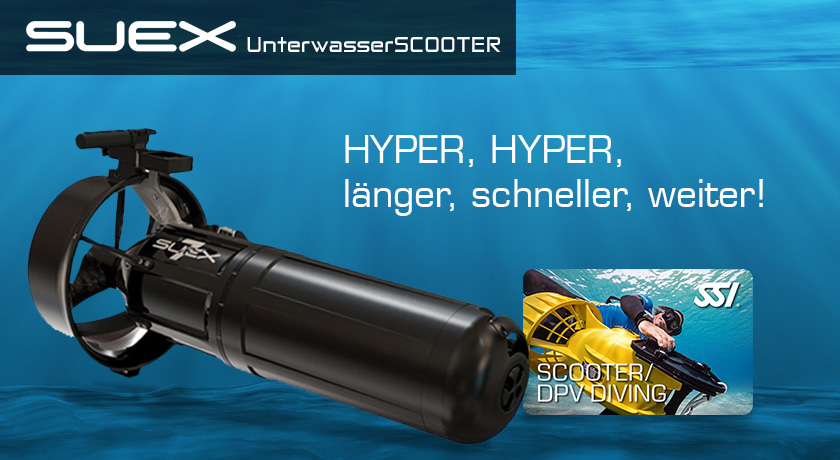 Suex Unterwasser Scooter bei Atlantis